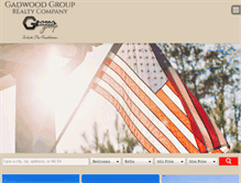 Tablet Screenshot of gadwoodgroup.com